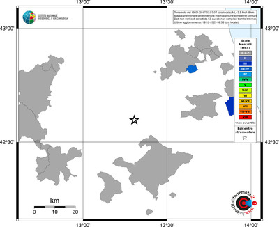 Mappa MCS - territori comuni