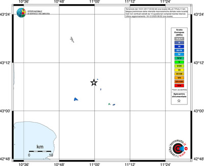 Mappa EMS - territori località