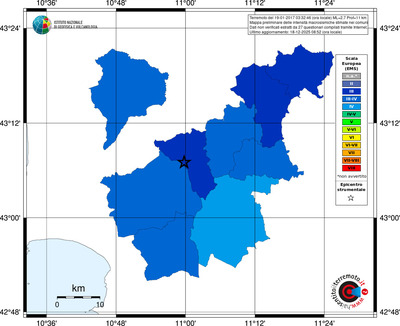 Mappa EMS - territori comuni