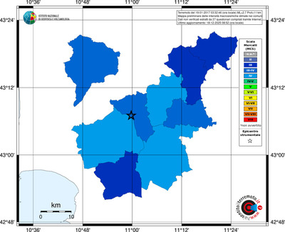 Mappa MCS - territori comuni