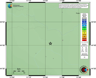 Mappa MCS - località