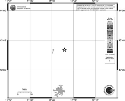 Mappa MCS - territori località