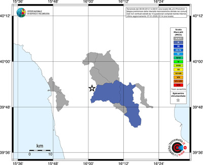 Mappa MCS - territori comuni