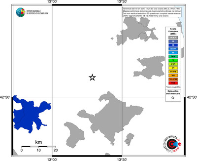Mappa EMS - territori comuni