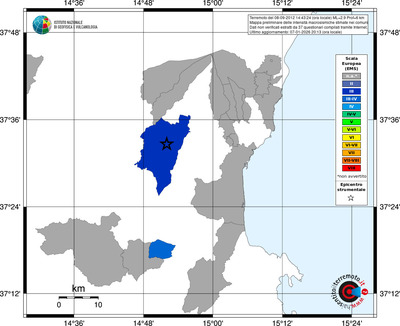 Mappa EMS - territori comuni
