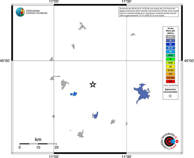Mappa MCS - territori località