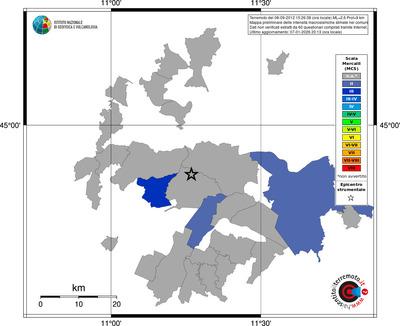 Mappa MCS - territori comuni
