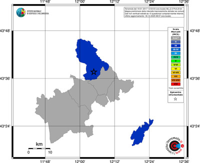 Mappa MCS - territori comuni
