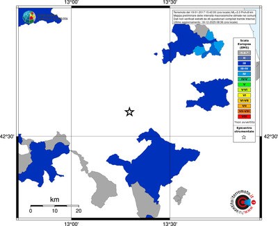 Mappa EMS - territori comuni