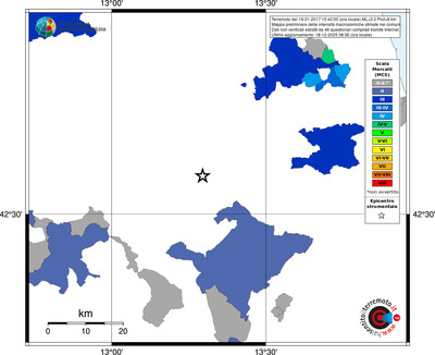 Mappa MCS - territori comuni