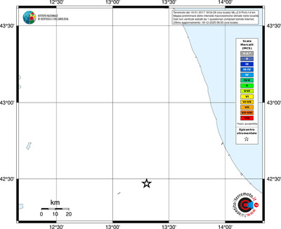 Mappa MCS - territori località