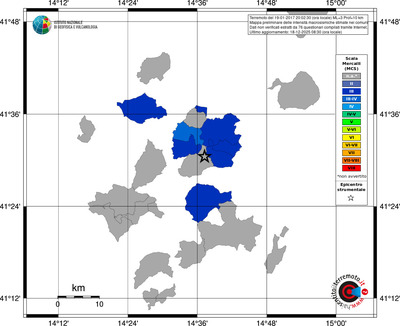 Mappa MCS - territori comuni