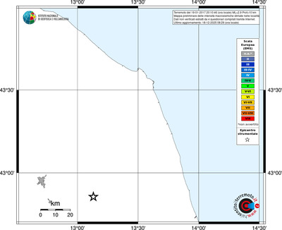 Mappa EMS - territori località