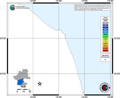 Mappa EMS - territori comuni