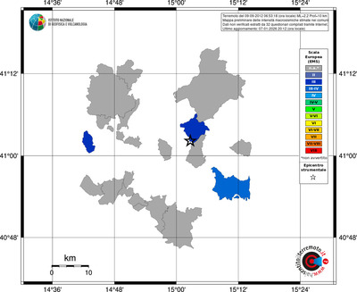 Mappa EMS - territori comuni