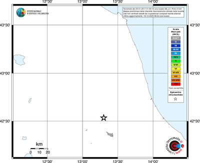 Mappa MCS - territori località