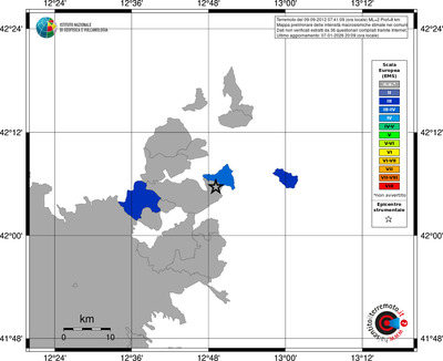 Mappa EMS - territori comuni