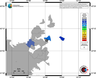Mappa MCS - territori comuni