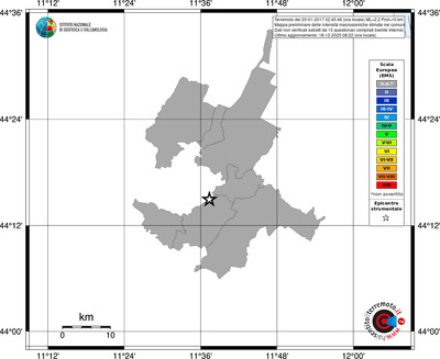 Mappa EMS - territori comuni