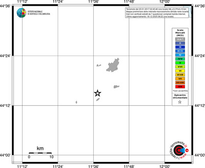 Mappa MCS - territori località
