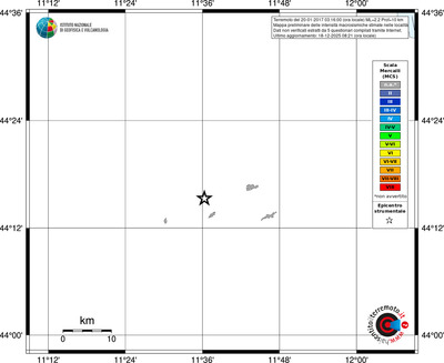 Mappa MCS - territori località