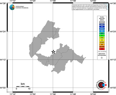 Mappa MCS - territori comuni