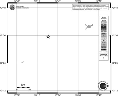 Mappa EMS - territori località