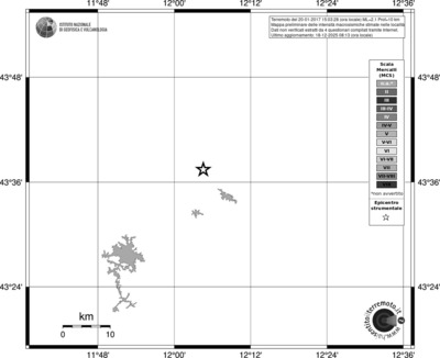 Mappa MCS - territori località
