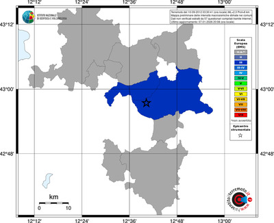 Mappa EMS - territori comuni