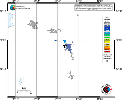 Mappa MCS - territori località