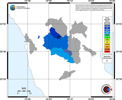 Mappa MCS - territori comuni