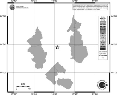 Mappa MCS - territori comuni