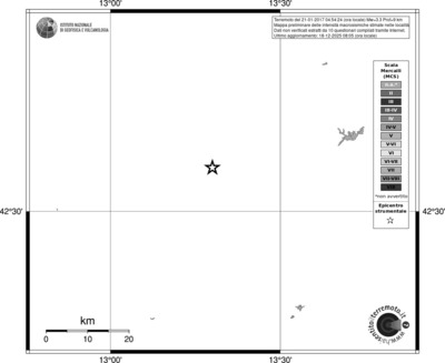 Mappa MCS - territori località