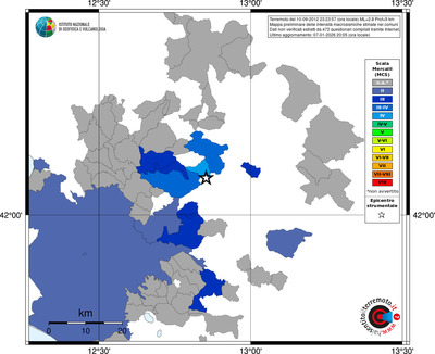 Mappa MCS - territori comuni