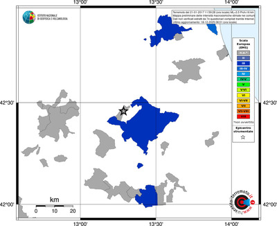 Mappa EMS - territori comuni