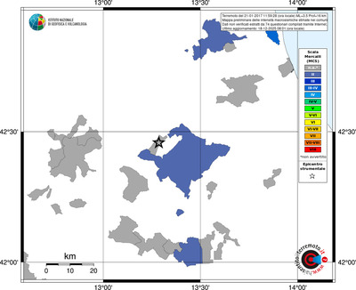 Mappa MCS - territori comuni