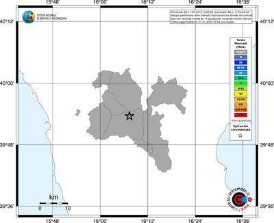 Mappa MCS - territori comuni