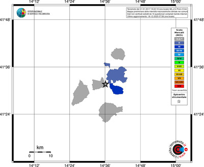 Mappa MCS - territori comuni