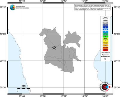 Mappa MCS - territori comuni