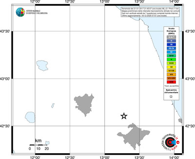 Mappa EMS - territori comuni