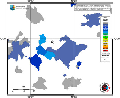 Mappa MCS - territori comuni