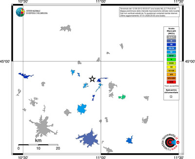 Mappa MCS - territori località