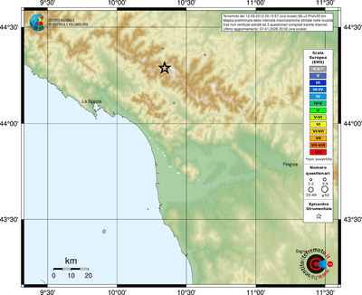 Mappa EMS - località