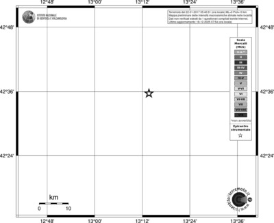 Mappa MCS - territori località