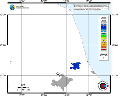 Mappa EMS - territori comuni