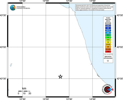 Mappa MCS - territori località
