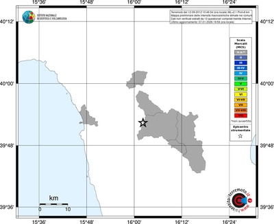 Mappa MCS - territori comuni