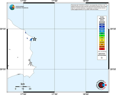 Mappa MCS - territori località