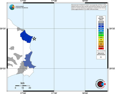 Mappa MCS - territori comuni