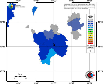Mappa MCS - territori comuni